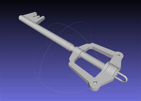 Kingdom Hearts Keyblade Printable Assembly 3D Models Download