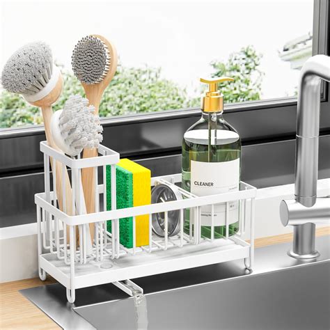 Kitchen Sink Caddy Sponge Holder At William Walker Blog