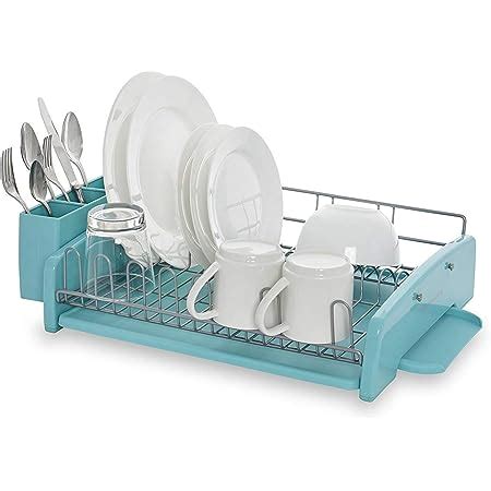 Kitchenaid 3 Piece Dish Rack Aqua Sky Kitchen Aid Dish Racks