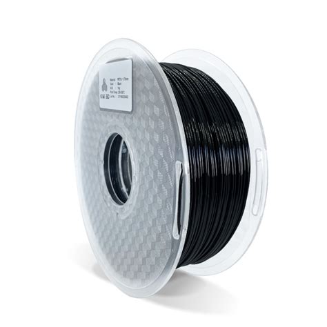 Kiwi3d Black Petg 3D Printer Filament 1 75M 1Kg Spool Kiwi3d