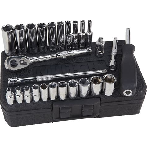 Klutch 1 4In Drive Socket Set 26 Pc Metric Northern Tool