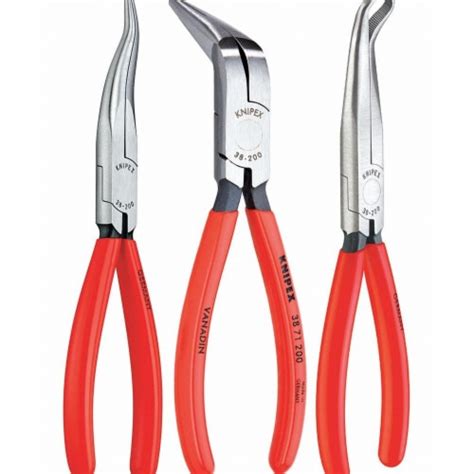 Knipex 9K 00 80 12 Us Long Nose Pliers Mechanics Tool Set 3 Pc