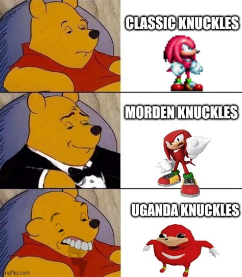 Knuckles Evolution Imgflip