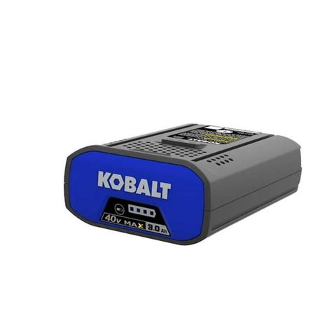 Kobalt 40V Max 3 Ah Rechargeable Lithium Ion Li Ion Battery Walmart