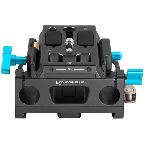 Kondor Blue 15Mm Arri Standard Baseplate For Bmpcc 4K 6K Cage