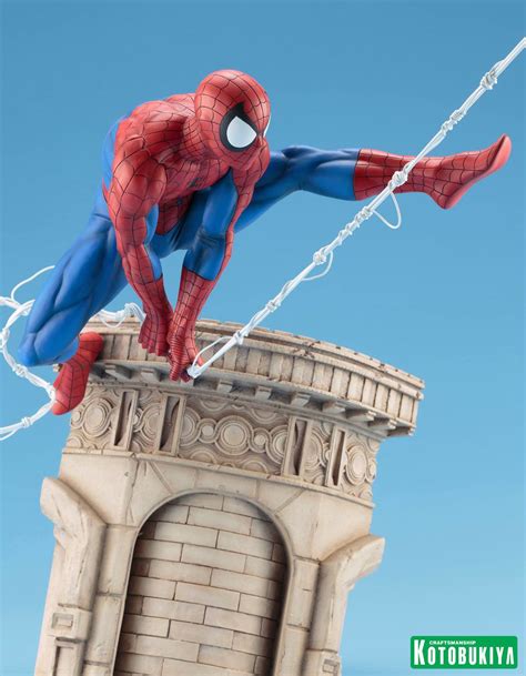 Kotobukiya Spider Man Webslinger Artfx Statue Revealed Marvel Toy News