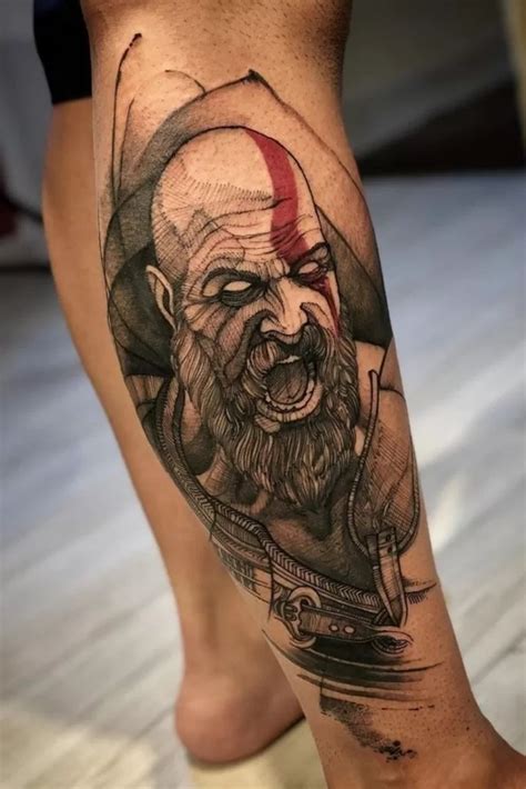 Kratos Tattoo Designs That Are Divine and Deadly