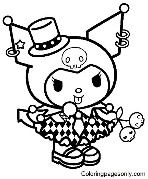 Free Kuromi Coloring Pages to Print Now