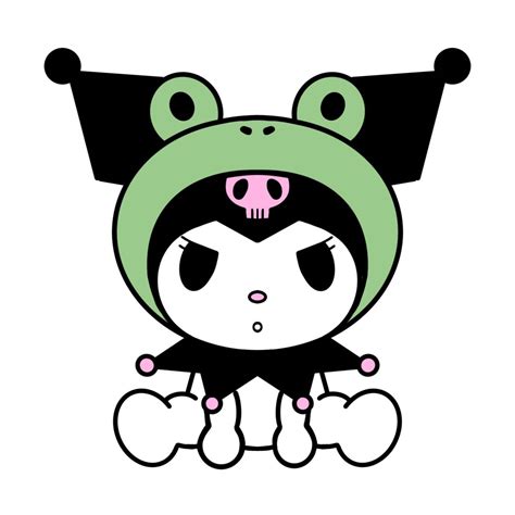 Kuromi Frog Froggy Cute Draw Sanrio My Melody Hello Kitty Canvas Drawing Canvas Painting Tea