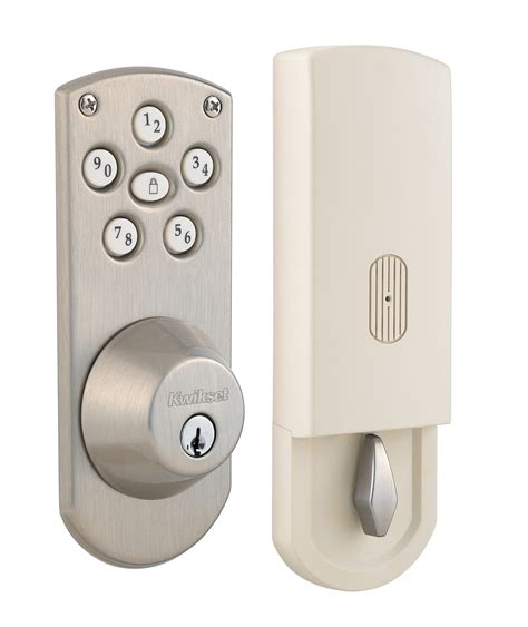 Kwikset 907 Powerbolt Electronic Deadbolt Featuring Smartkey In Satin