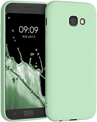 Kwmobile Case Compatible With Samsung Galaxy A5 2017 Case Soft Slim Protective Tpu Silicone Cover Mint Matte Cell Phones Accessories Amazon Com