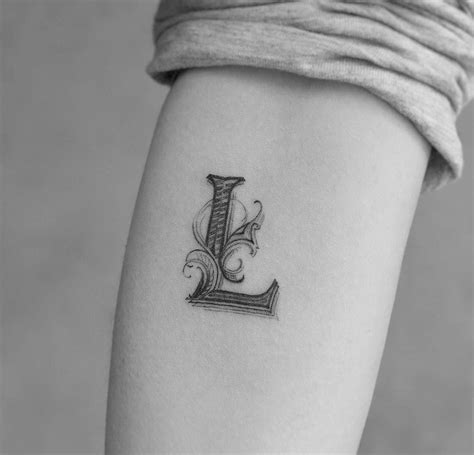 7 Lovely L Letter Tattoo Designs