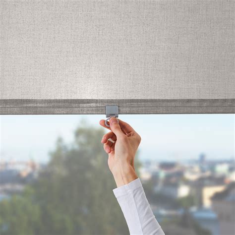 L Ngdans Roller Blind Grey 80X195 Cm Ikea Indonesia