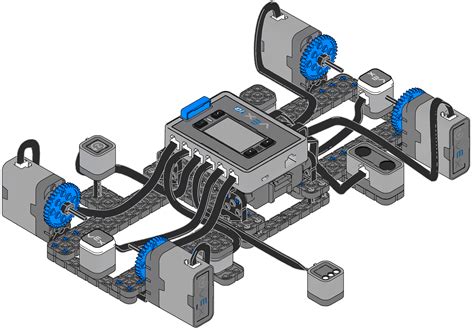 Lab 13 Testbed Vex Iq Sensors The Completed Look Of The Build Vex Education