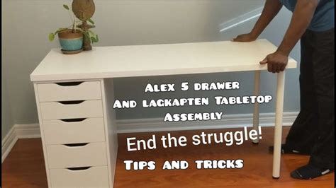 Lagkapten Alex Desk Instructions