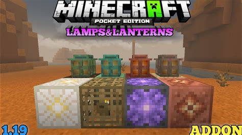 Lamps Lanterns Minecraft Addon