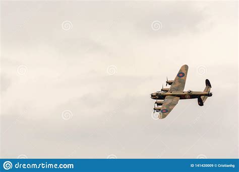 Lancaster British Bomber Stock Image Image Of Military 141420009