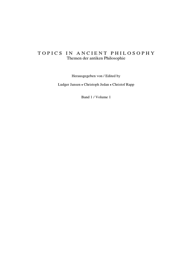 Language And Logos Studies In Ancient Greek Philosophy Presented To G