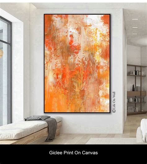 Large Abstract Art Giclee Canvas Print Painting Contemporary Decor Mix