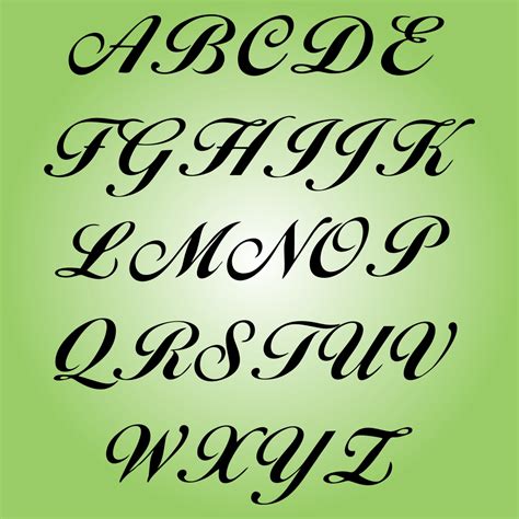 Large Script Letters 10 Free Pdf Printables Printablee