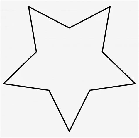 Large Star Template Printable Cliparts Co