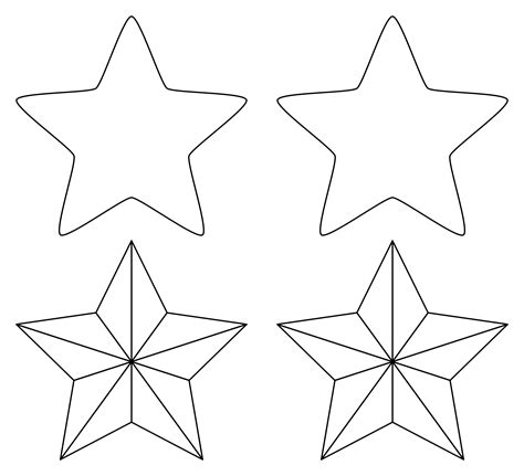 Large Star Template Printable