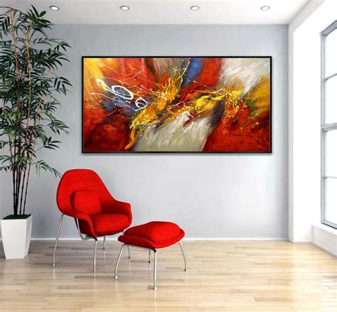 Large Wall Art Original Abstract Painting For Decor Contemporary Wall