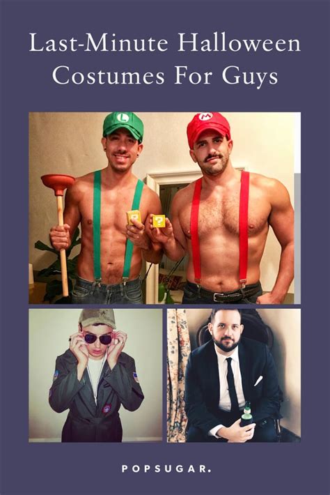 Last Minute Costume Ideas For Guys