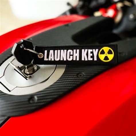 Launch Key Motorcycle Keychain Key Tag Motorcycle Gift For Etsy