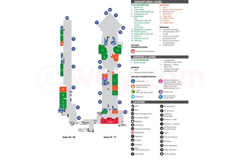 Lax Terminal Map Complete Guide Of Lax Terminals Way