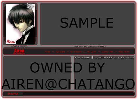 Layout Made For Airen Chatango Com Male By Airen Chatango On Deviantart