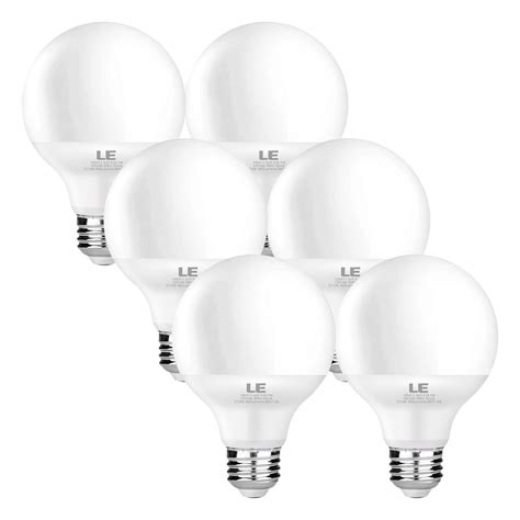 Le 6 Pack 5W G25 E26 Led Bulbs 40W Incandescent Bulb Equivalent Non