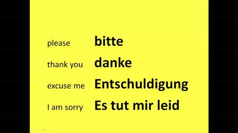 Learn Basic German Phrases In Under 2 Minutes Youtube