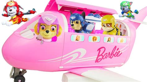 Learn Colors For Kids Paw Patrol Skye Saves The Day Flies Barbie Jet