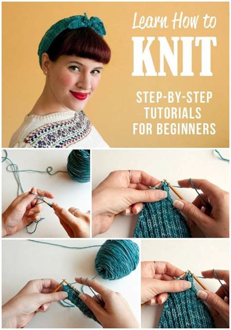 Learn To Knit Free Step By Step Tutorials For Beginners Videos