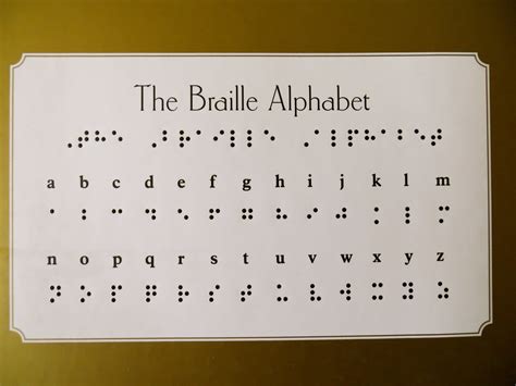 Learning Braille