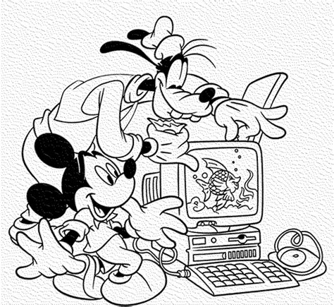 Learning Through Mickey Mouse Coloring Pages