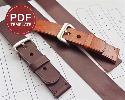 Leather Watch Band Template