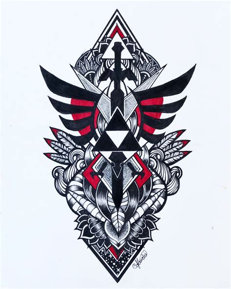 7 Epic Legend of Zelda Tattoo Design Ideas