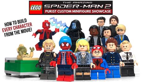 Lego Amazing Spider Man Custom Minifigure Showcase Youtube