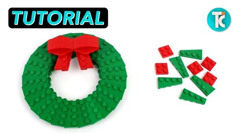 Lego Christmas Wreath Tutorial Youtube