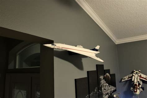 Lego Concorde Wall Mount Display Made Easy