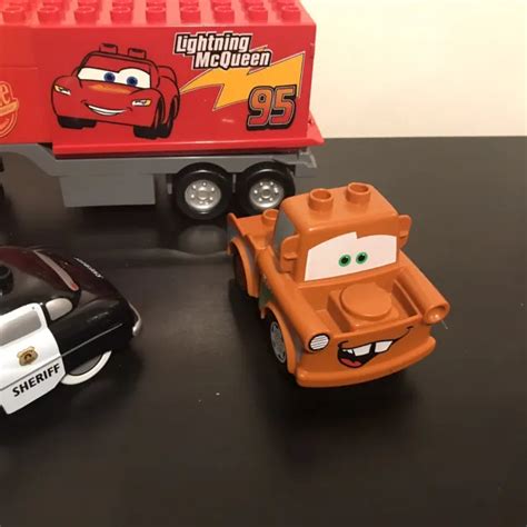 Lego Duplo Rusteze Mack Lkw Lightning Mcqueen Tow Mater Sheriff Eur 41