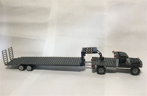 Lego Ideas Truck And Gooseneck Trailer Trailer Build Truck And