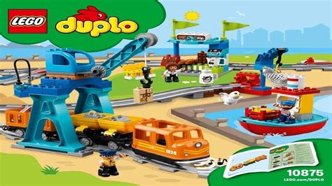 Lego Instructions Duplo Trains 10875 Cargo Train Youtube