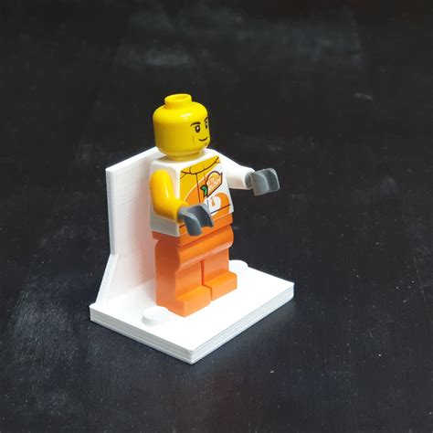 Lego Minifigure Wall Mount With Larger Studs By Herbert Download Free