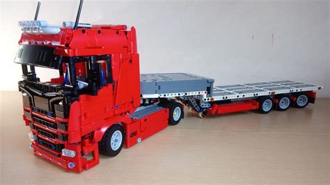 Lego Moc Scania Truck And Steering Trailer By Technicprojects