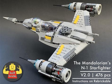 Lego Moc The Mandalorians N 1 Starfighter Version 2 By Built Bricks