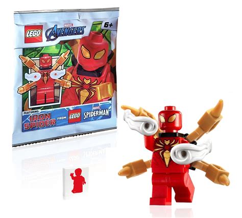 Lego Spider Man Minifigure Spider Man Iron Spider Armor 10