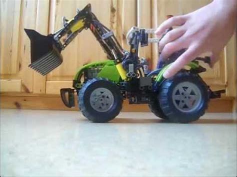 Lego Technik Traktor Mit Frontlader Youtube